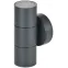 LIGHTING Светильник уличный 5113 настенный под лампу 2хGU10 IP65 серый IEK