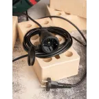 Розетка переносная с защитной крышкой каучуковая 230В 2P+PE 16A IP44 PROxima