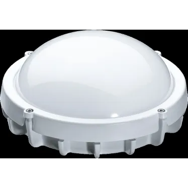 Светильник светодиодный ДБП-12w 4000K 960Лм круглый металлический IP65 белый