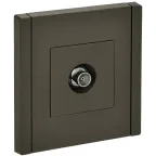 FORTE@PIANO Розетка TV оконечная FP328 серый IEK