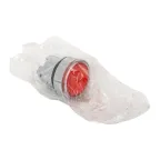 Исполнительный механизм кнопки XB4 красный плоский возвратный без фиксации, с подсветкой