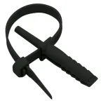 Хомут дюбельный 7х150 черный (50шт) PROxima