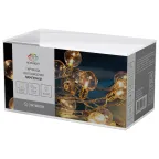 Гирлянда светодиодная Лампочки 10 LED, 1.5 м, прозрачный ПВХ, теплый белый цвет свечения, 2 х АА (батарейки не в комплекте) | 304-015 | NEON-NIGHT