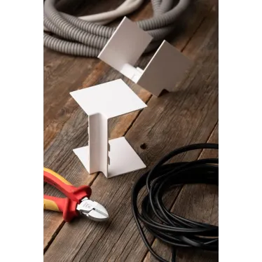 Угол внутренний (100х60) (2 шт) Plast PROxima белый