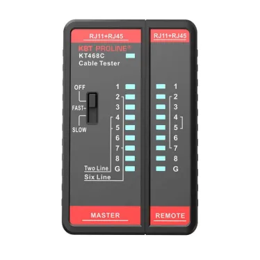 LAN-тестер кабельный KT 468С серия PROLINE