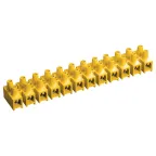 Зажим винтовой 12х16 ЗВИ-60 не поддерживает горение желтый