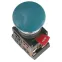 Кнопка зеленая AEA-22 Гриб без подсветки 1з+1р 240В