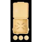 Коробка распаячная КМР-030-031 с крышкой (83х83х54) 7 мембранных вводов светлое дерево IP54 PROxima