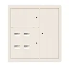 Щит этажный 4 кв. RAL9001 (1000х950х150) EKF Basic