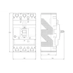 Выключатель автоматический YON MGS160 3P 32-40A 25kA