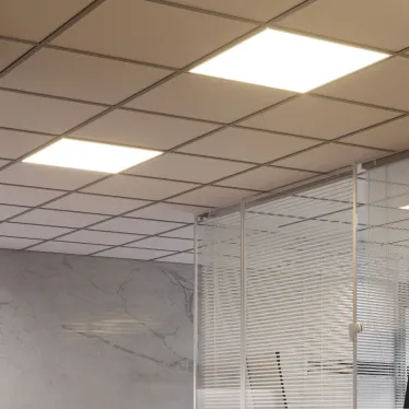 Светильник светодиодный ДВО 30 Вт 3700 лм 4000К AC 220В IP40 588х588х50мм призма для потолков Грильято (планки крепления в комплекте) CRI»80Ra MiR Gauss