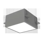Светодиодный светильник DL-Grill CRI90 для потолка Грильято встраив.15 Вт 3000 К 136х136х75 мм серый муар | V1-R0-71809-10000-4001530 | VARTON