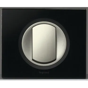 Рамка, однопостовая, черное стекло