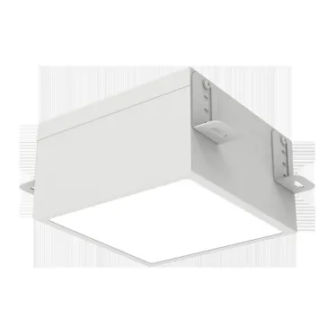 Светодиодный светильник DL-Grill CRI90 для потолка Грильято встраив.15 Вт 3000 К 140х140х100 мм IP54 белый муар | V1-R0-01809-10000-5401530 | VARTON