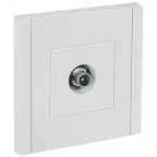 FORTE@PIANO Розетка TV проходная FP229 белый IEK