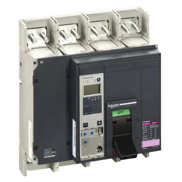 Выключатель NS1250 H 4p + MicroLogic 2.0A в сборе