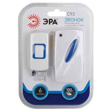Звонок C93 беспроводной, от сети (нов.упак) (10/60/240)