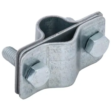 Зажим соединительный параллельный пруток-стержень оцинкованная сталь