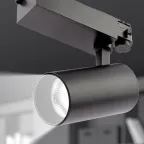 Светильник трековый трёхфазный SТR-30-36-40K-B30 узкий луч 4000K черный