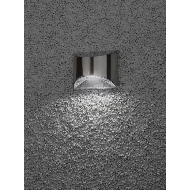 Фасадная подсветка Хром, на солнечной батарее, 4LED, 7lm ERAFS024-38