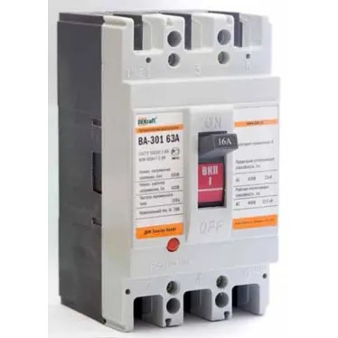Выключатель автоматический трехполюсный ВА-301 32А 25кА
