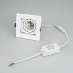 Светильник CL-KARDAN-S102x102-9W Warm (WH, 38 deg) | 024137 | Arlight