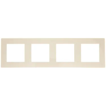 Рамка 4 поста, слоновая кость