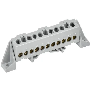 TEKFOR Шина L фаза в комбинированном DIN-изоляторе Стойка 6х9-11-Ср IEK