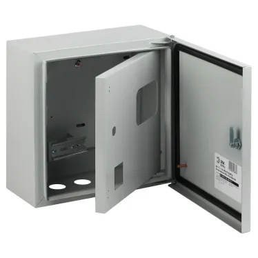 Корпус металлический навесной SIMPLE ЩУ-1-1-1 2-х дверный (300х310х155) IP54 У2 серый