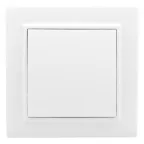 Выключатель Минск одноклавишный СП 10А белый