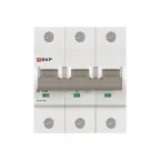 Выключатель автоматический трехполюсный 100А D ВА47-125