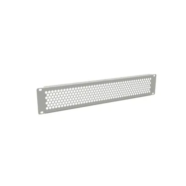 Фальш-панель перфорированная на 2U. цвет серый (RAL 7035)