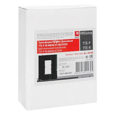 Трансформатор тока ТТЕ-Р 58 600/5А 0,5 5ВА УХЛ4 PROxima