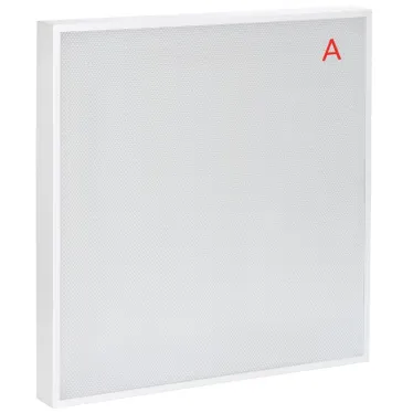 LIGHTING PRO Светильник светодиодный ДВО 2001A 40Вт 6500К IP40 588х588мм Грильято призма БАП 3ч IEK