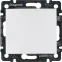 Выключатель одноклавишный, в рамку, белый