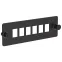 Планка для 6-ти адаптеров опт. SC или LC-Duplex черная