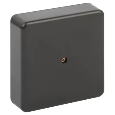 Распаячная коробка BS-B-100-100-30 для кабель-канала черная 100х100х30мм IP40