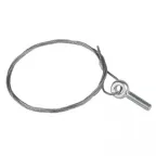 Трос стальной с рым-болтом М8 L-10м (2мм)