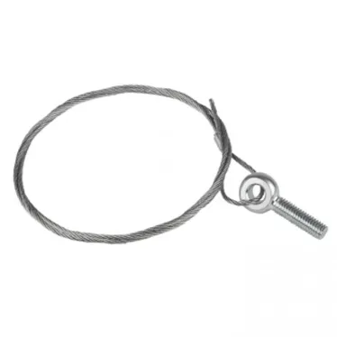 Трос стальной с рым-болтом М8 L-10м (2мм)