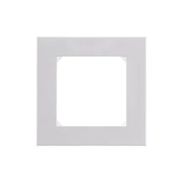 Рамка Levit 1 пост белый / ледяной