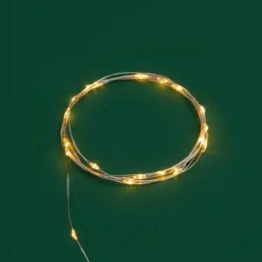 Гирлянда "Роса", 2 м, 20 диодов, цвет желтый | 303-001 | NEON-NIGHT