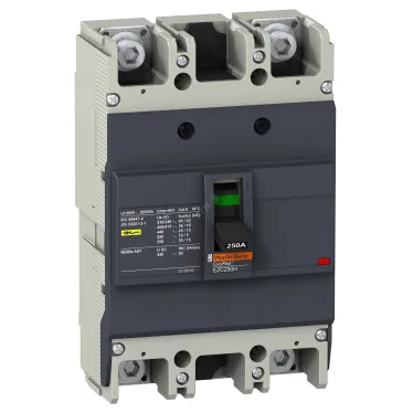 Выключатель автоматический двухполюсный EZC250 36 KA/415В 2Т 125 A