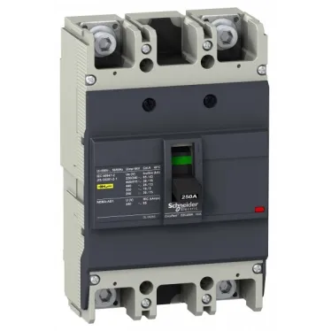 Выключатель автоматический двухполюсный EZC250 36 KA/415В 2Т 125 A