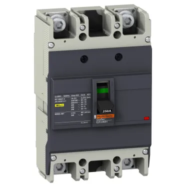 Выключатель автоматический двухполюсный EZC250 36 KA/415В 2Т 125 A