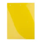 Табличка полужесткая для маркировки кнопок аварийного останова D-62мм. ПВХ. Желтая. (1 шт. на пластине, упак. по 10 листов)