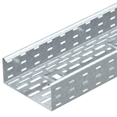 Кабельный листовой лоток перфорированный 85x100x3000 горячий цинк