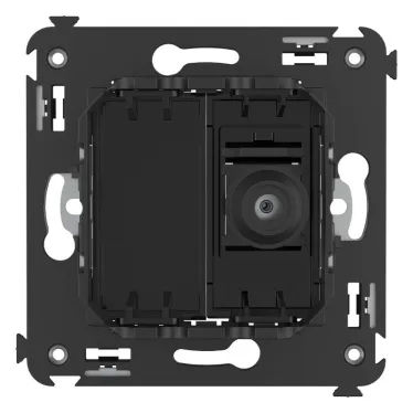 Avanti Розетка TV в стену, оконечная, ''Черный квадрат''