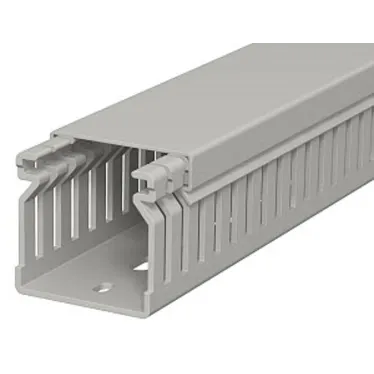 Распределительный кабельный канал LK4 40x40x2000 мм (ПВХ, серый)