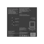 Встраиваемый светильник Frameless квадрат 9W 4000K 1/60 | 968511209 | Gauss