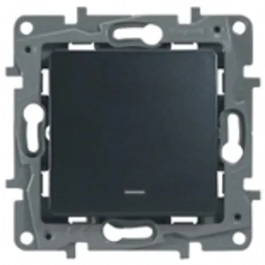 Выключатель одноклавишный, с подсветкой/индикацией, автоматические клеммы 10 AX 250